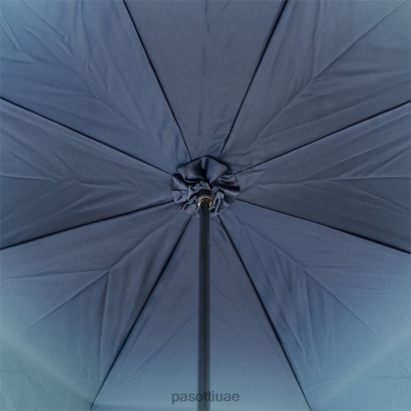 مظلة | 185n 21284-17 w68pb - مظلة سواروفسكي زرقاء، قماش مزدوج PASOTTI Z446V527